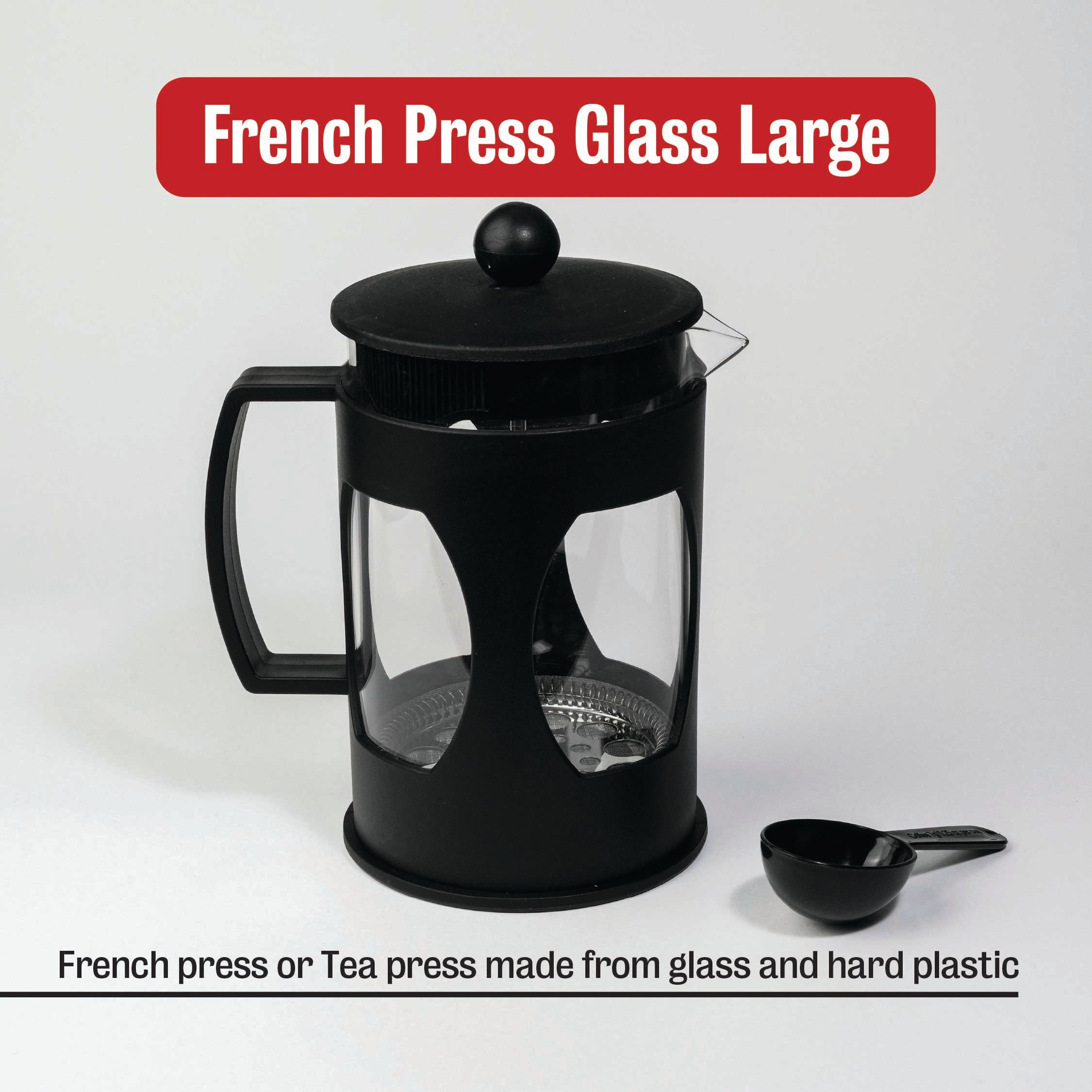 Glass French press coffee and tea maker Cafe Younes Lebanon