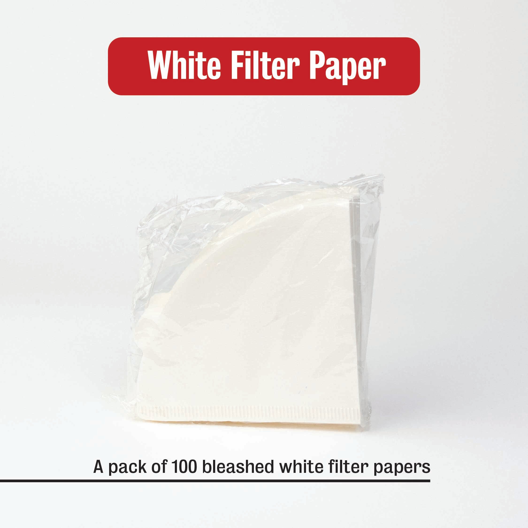 White coffee filter papers pack of 100 Cafe Younes Lebanon
